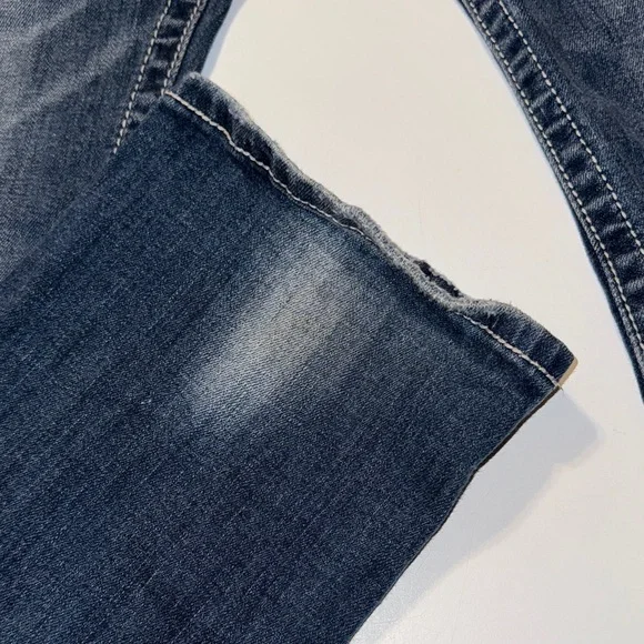 Miss Me Dark Blue Distressed Straight Jeans - Picture 7 of 11